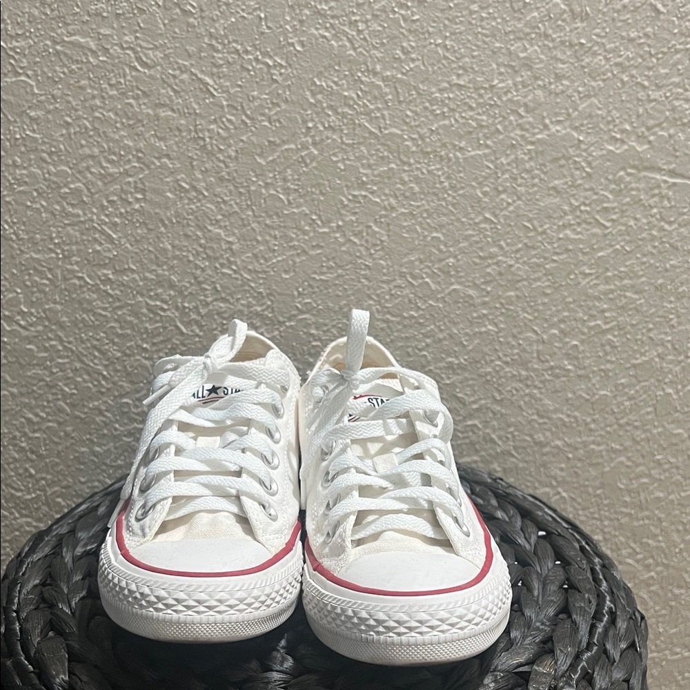 Converse women White and Red Sneakers